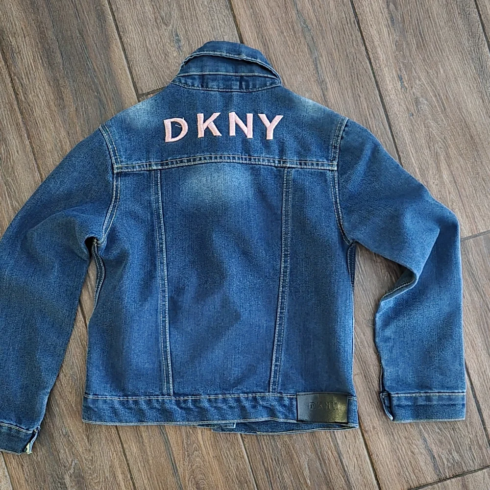 DKNY Kids Blue Denim Jacket Size 6X - Picture 2 of 4